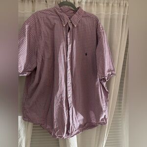 Men's Red Checkered Shirt